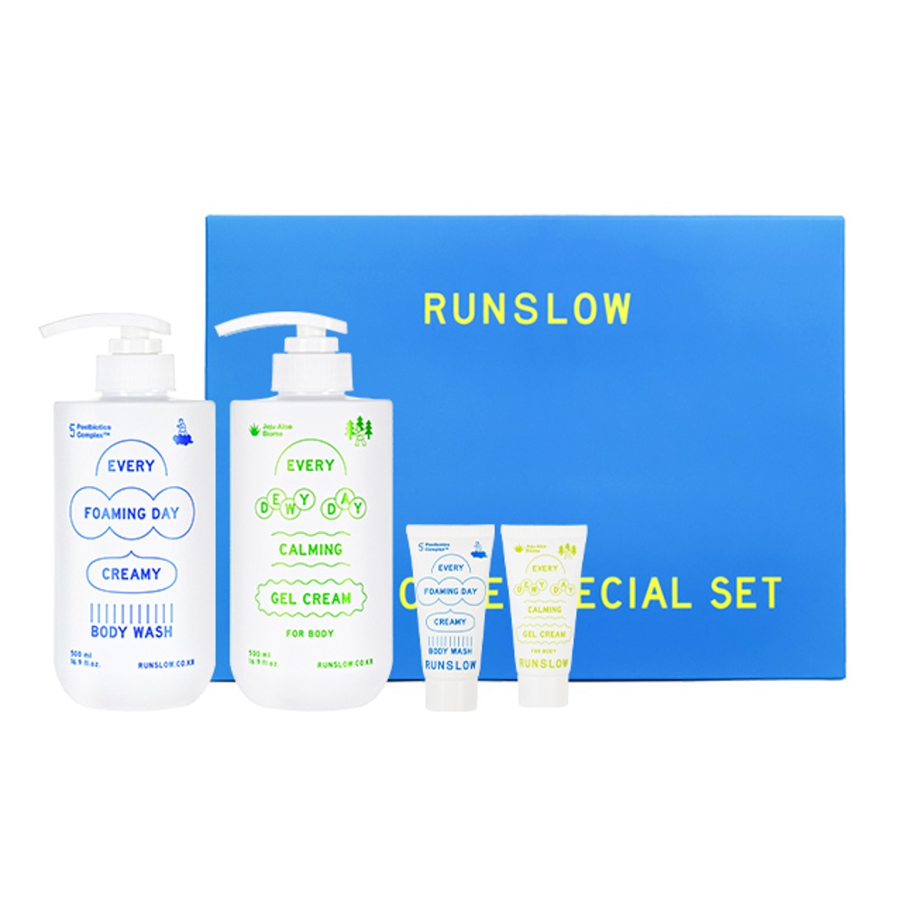 Runslow Body Care Special Set [Wash &amp; Cream 30ml for travel]